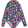 Frugi Blue Seashells UPF 50+ Recycled Zip-up Swimsuit -Wear Basics Store unnamed file 688