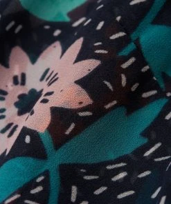 Frugi Maternity & Nursing Dahlias Blue Organic Dress -Wear Basics Store unnamed file 76 scaled