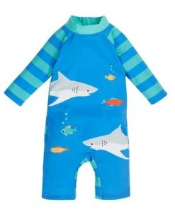 Frugi Blue Shark UPF 50+ Recycled Little Sunsafe Suit -Wear Basics Store unnamed file 766