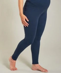 Frugi Navy Blue Organic Cotton Roll Top Maternity Leggings 9 Frugi Navy Blue Organic Cotton Roll Top Maternity Leggings -Wear Basics Store unnamed file 770