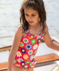 Frugi Pink Flower Power UPF 50+ Recycled Halterneck Tankini -Wear Basics Store unnamed file 774 scaled