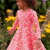 Frugi Organic Pink Unicorn Full Skirt Skater Dress -Wear Basics Store unnamed file 78