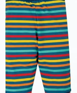 Frugi Blue UPF 50+ Rainbow Stripe Jammer Swim Shorts -Wear Basics Store unnamed file 787 scaled