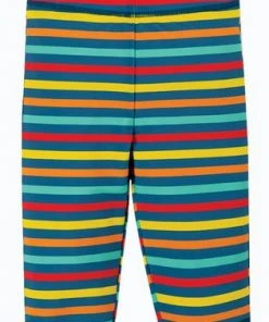 Frugi Blue UPF 50+ Rainbow Stripe Jammer Swim Shorts -Wear Basics Store unnamed file 788