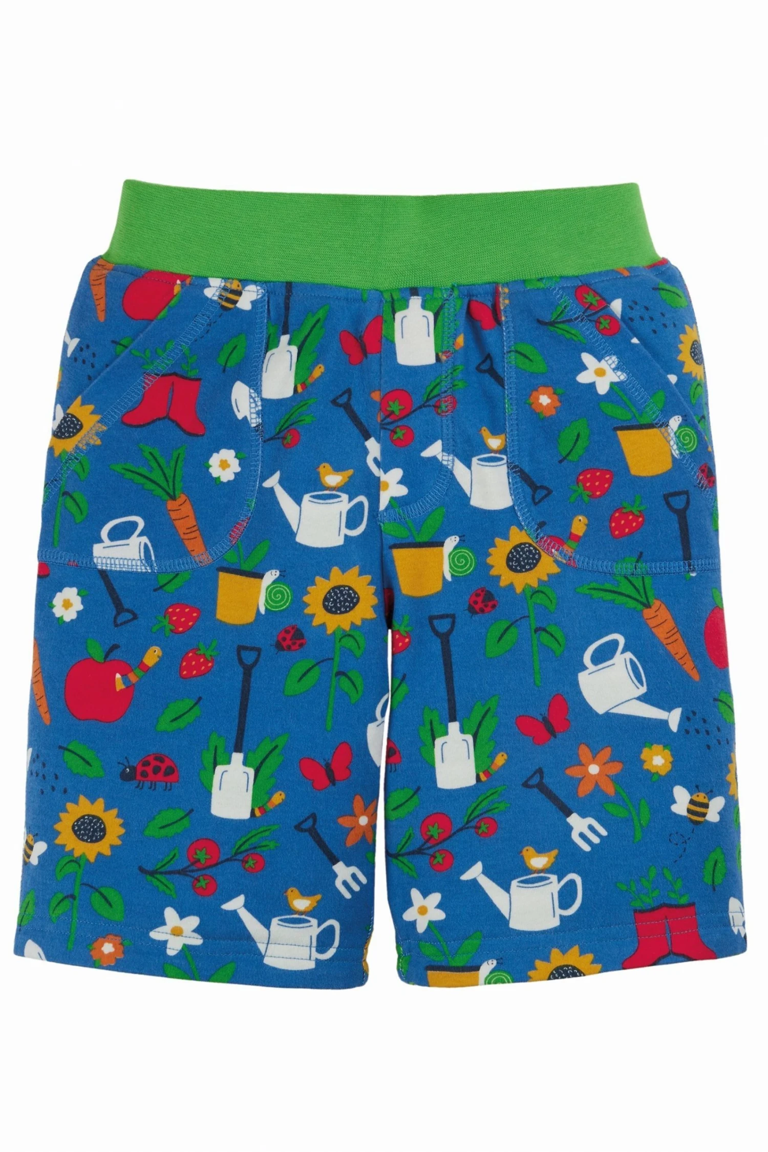 Frugi Green Organic The National Trust Garden Reversible Shorts 4 Frugi Green Organic The National Trust Garden Reversible Shorts - Image 2